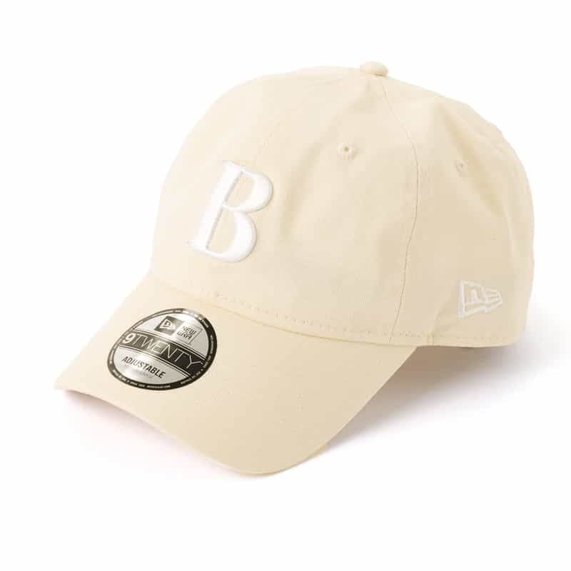 BARNEYS NEW YORK "BARNEYS" NEW ERAコラボレーション ロゴキャップ BEIGE