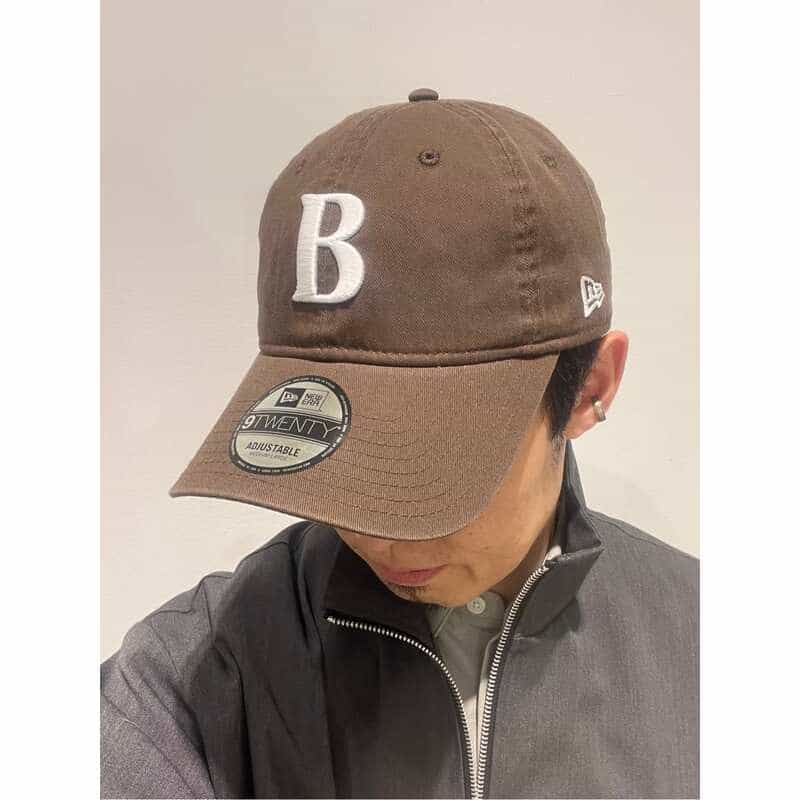 BARNEYS NEW YORK "BARNEYS" NEW ERAコラボレーション ロゴキャップ BROWN