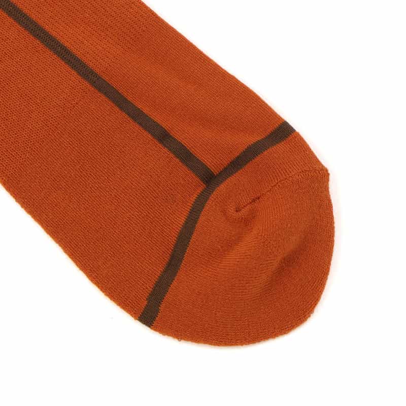 CHICSTOCKS CHICSTOCKS<シックストックス>ライン入りソックス ORANGE