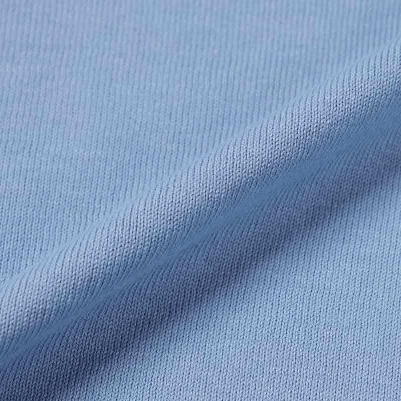 GRANSASSO コットン素材クルーネックニットプルオーバー BLUE