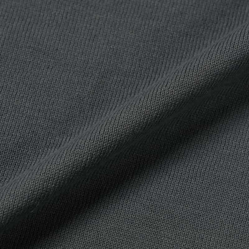 GRANSASSO コットン素材クルーネックニットプルオーバー GRAY