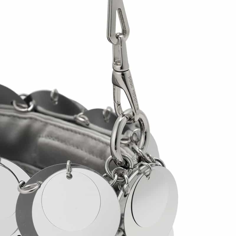 RABANNE RABANNE＜ラバンヌ＞ミニショルダーバッグ "SPARKLE" SILVER