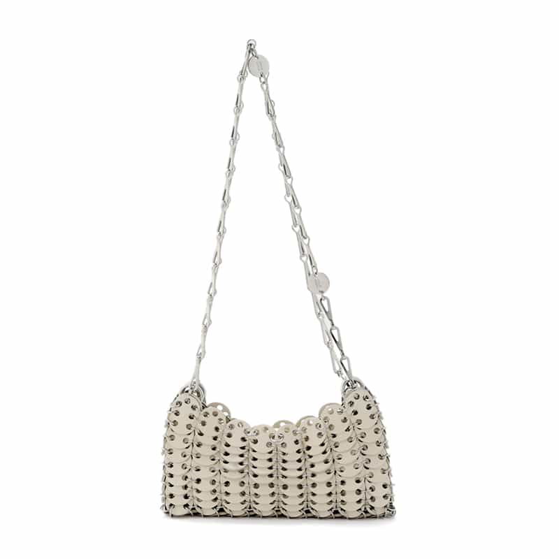 RABANNE "SAC A MAIN" ショルダーバッグ WHITE