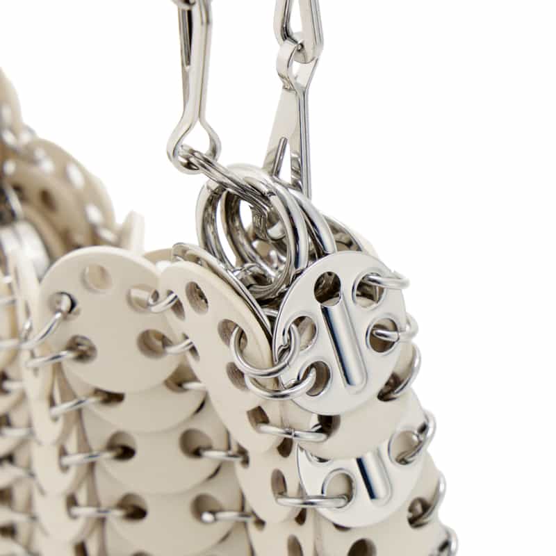 RABANNE "SAC A MAIN" ショルダーバッグ WHITE
