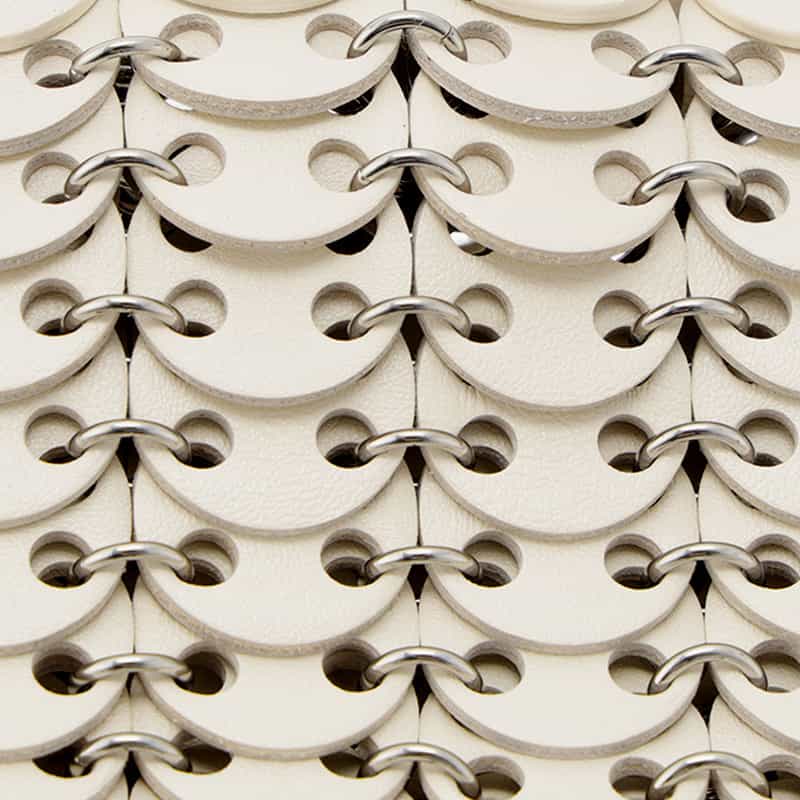 RABANNE "SAC A MAIN" ショルダーバッグ WHITE