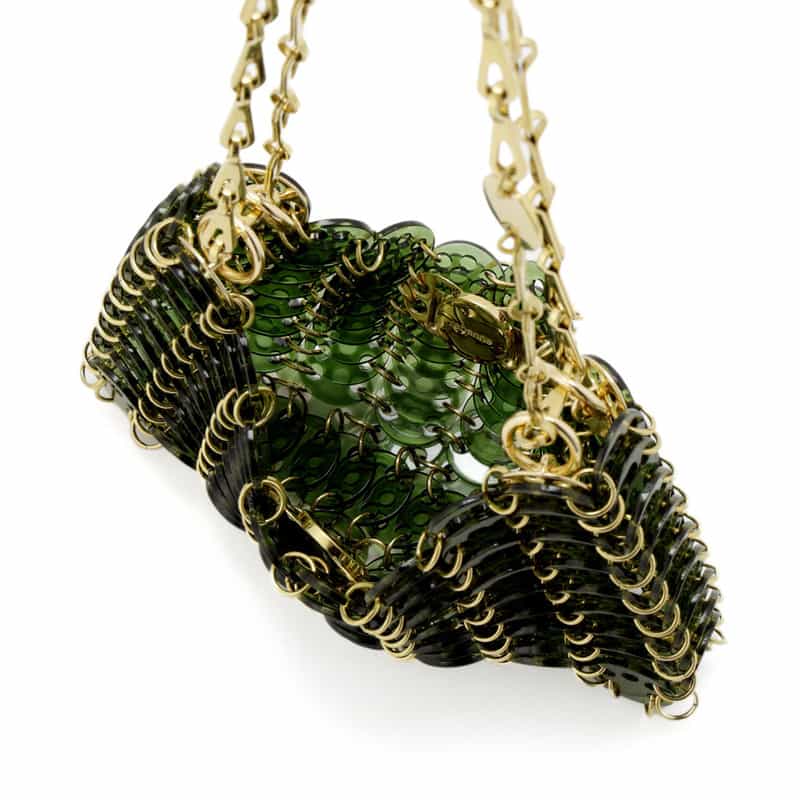 RABANNE "SAC A MAIN" ショルダーバッグ KHAKI