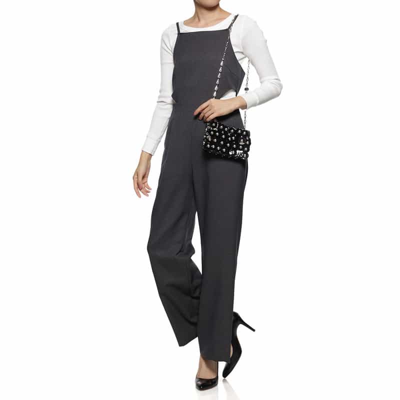 RABANNE ショルダーバッグ BLACK