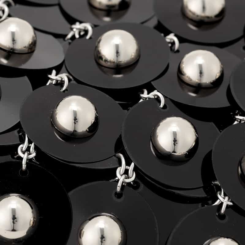 RABANNE ショルダーバッグ BLACK