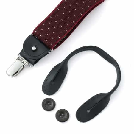 アルバートサーストン サスペンダー バーガンディー　ボルドー サスペンダー アルバートサーストン 英国製 35mm ワインレッド