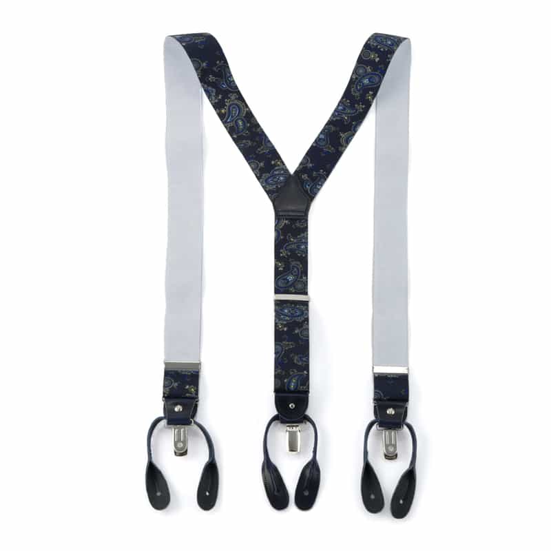 ALBERT THURSTON サスペンダー NAVY