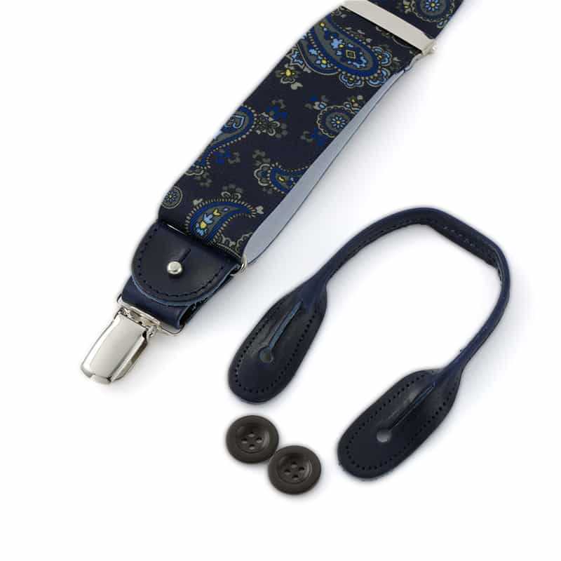 ALBERT THURSTON サスペンダー NAVY