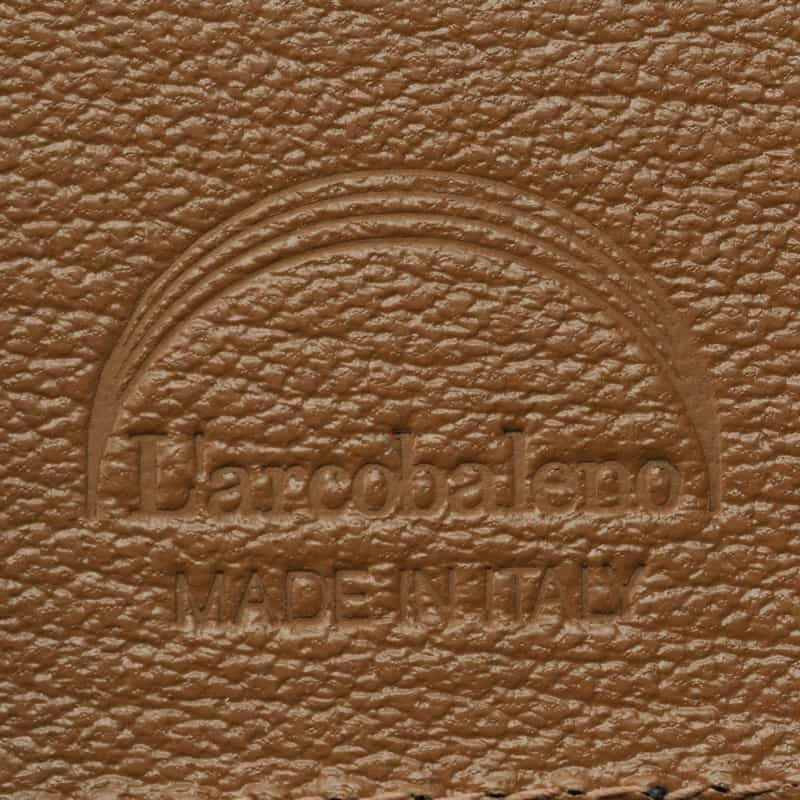 L’ARCOBALENO L'ARCOBALENO＜ラルコバレーノ＞バーニーズ　ニューヨーク限定ゴートレザー バイカラーキーケース"LA111" BLACK