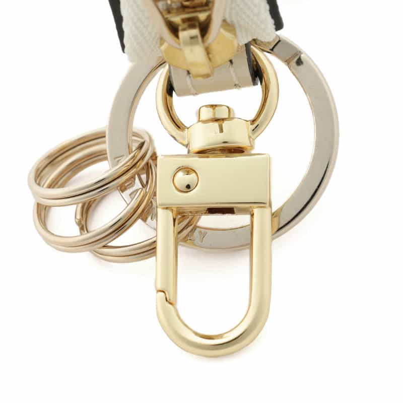 L’ARCOBALENO バーニーズ　ニューヨーク限定ゴートレザー バイカラーキーケース（WHITE） WHITE