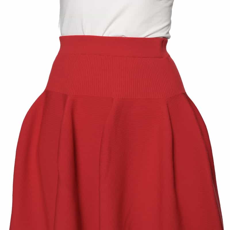 CFCL "POTTERY" フレアスカート RED