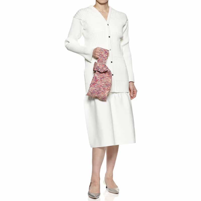 CFCL リブニット ハンドバッグ RED