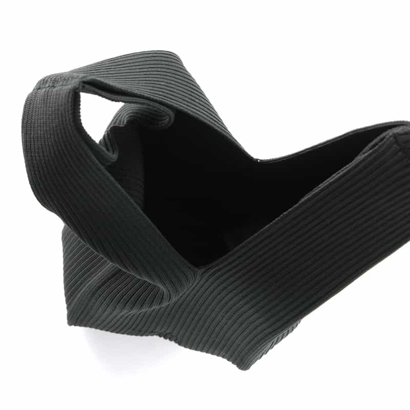 CFCL CFCL＜シーエフシーエル＞リブニット ハンドバッグ BLACK