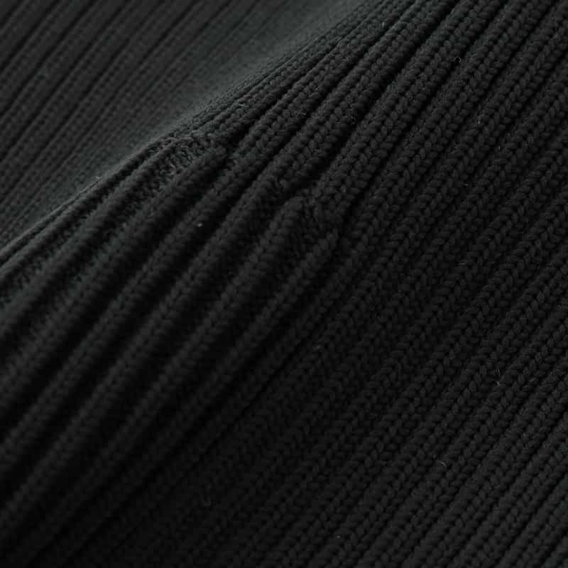 CFCL CFCL＜シーエフシーエル＞リブニット ハンドバッグ BLACK