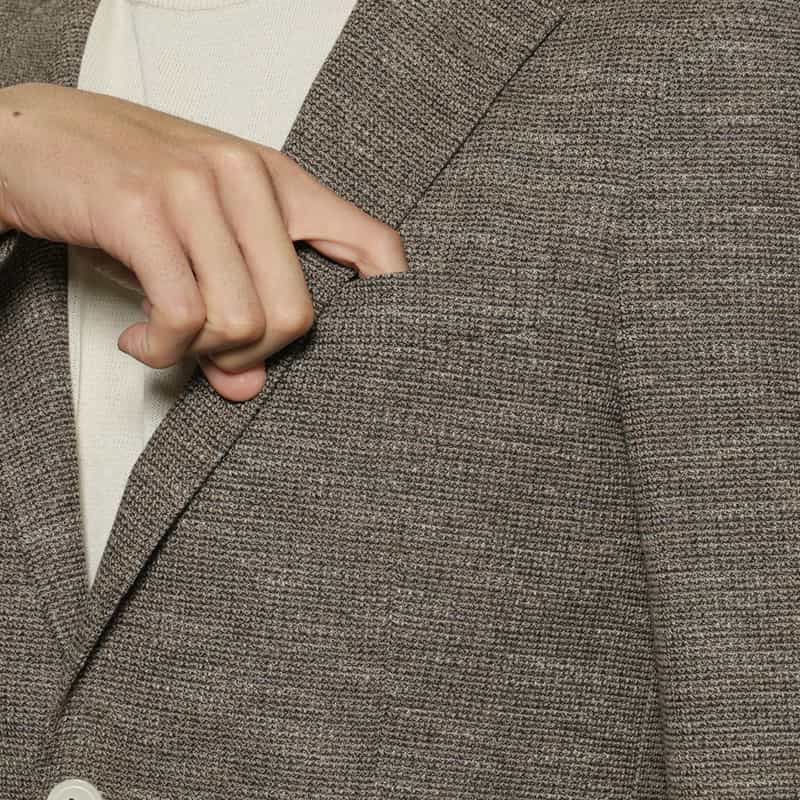 BARNEYS NEW YORK ジャージー素材ジャケット BEIGE