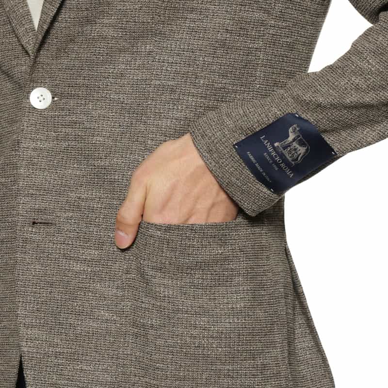 BARNEYS NEW YORK ジャージー素材ジャケット BEIGE