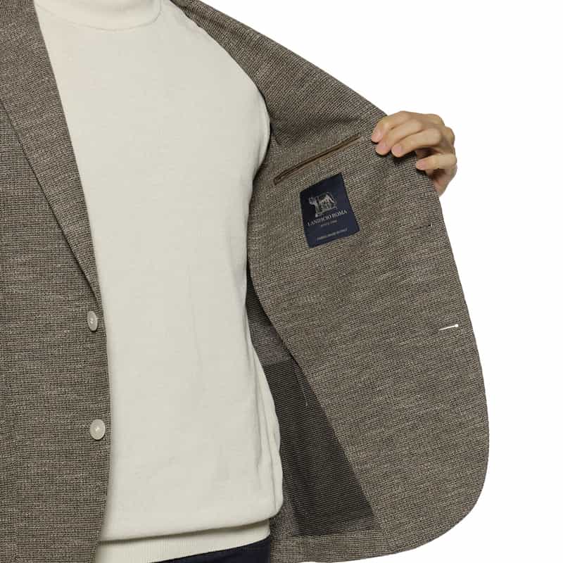 BARNEYS NEW YORK ジャージー素材ジャケット BEIGE