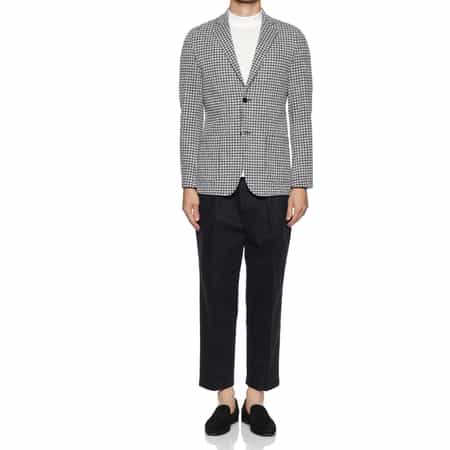 チェック柄ジャージージャケット（2235793）｜BARNEYS NEW YORK