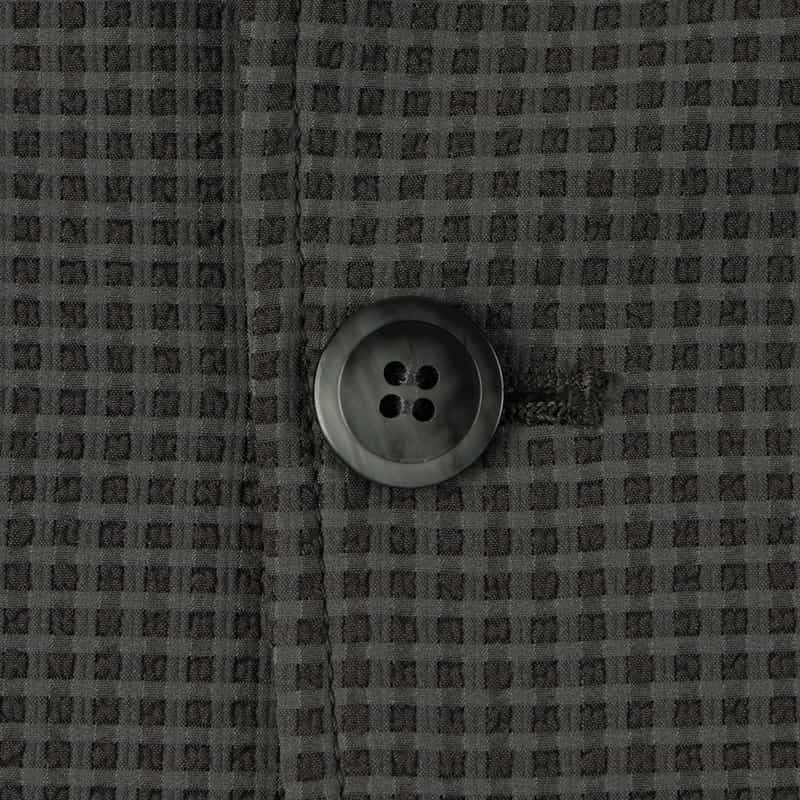 BARNEYS NEW YORK ストレッチサッカー素材 ジャケット GRAY