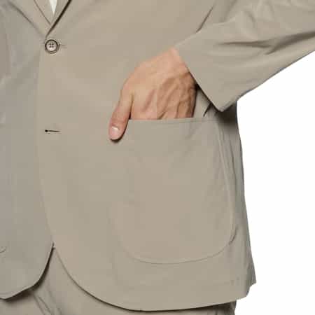 バーニーズニューヨーク　セットアップ　ベージュ セットアップ ワッフルニットジャケット（2238755）｜BARNEYS