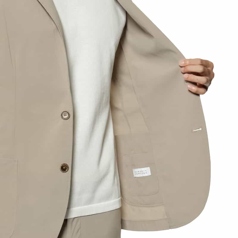 BARNEYS NEW YORK セットアップ イージージャケット BEIGE