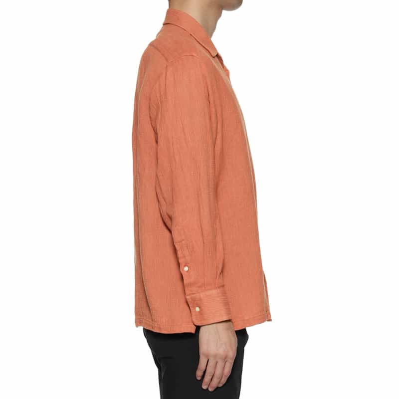 BARNEYS NEW YORK オープンカラーシャツ ORANGE