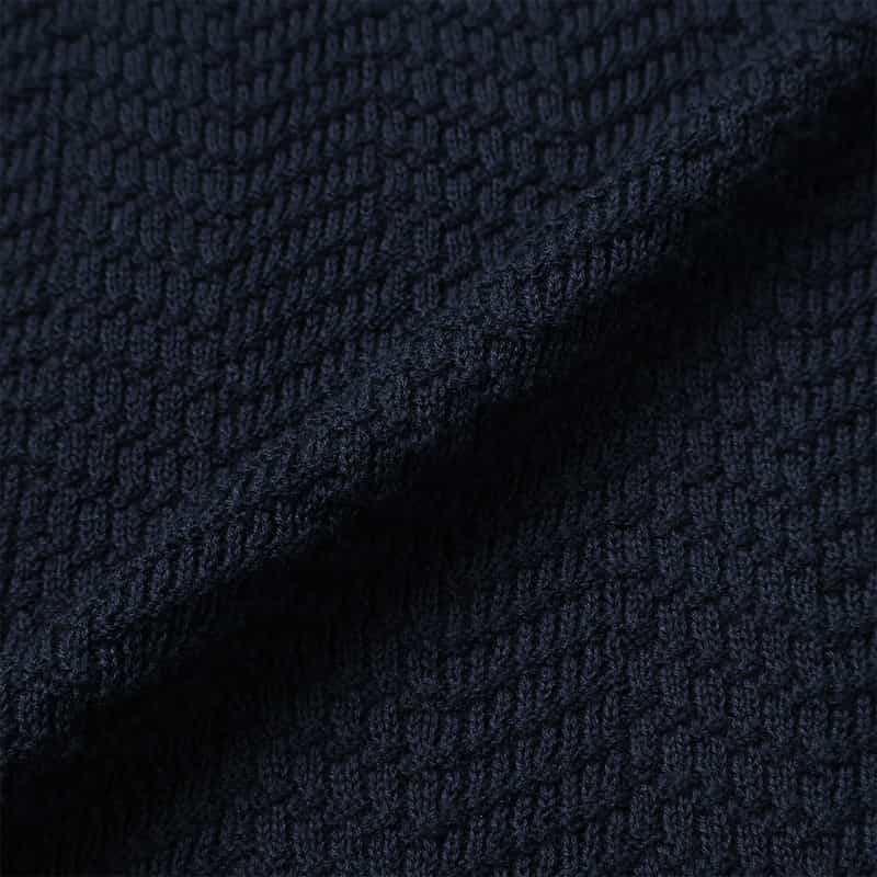 BARNEYS NEW YORK ニットシャツ NAVY