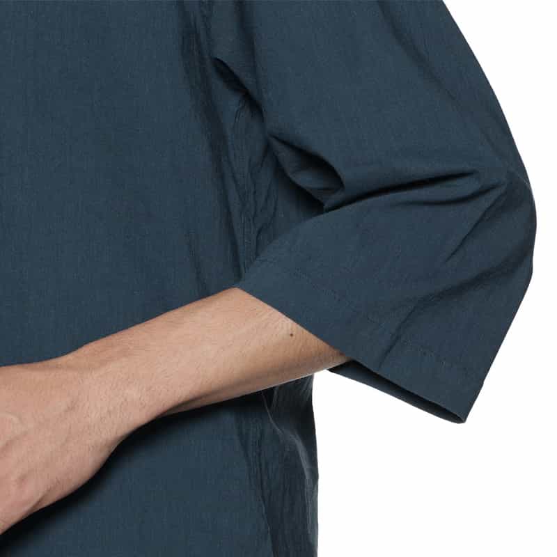 BARNEYS NEW YORK カプリシャツ BLUE