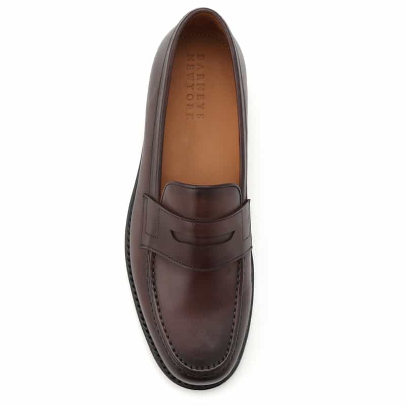 BARNEYS NEW YORK コインローファー DARK BROWN