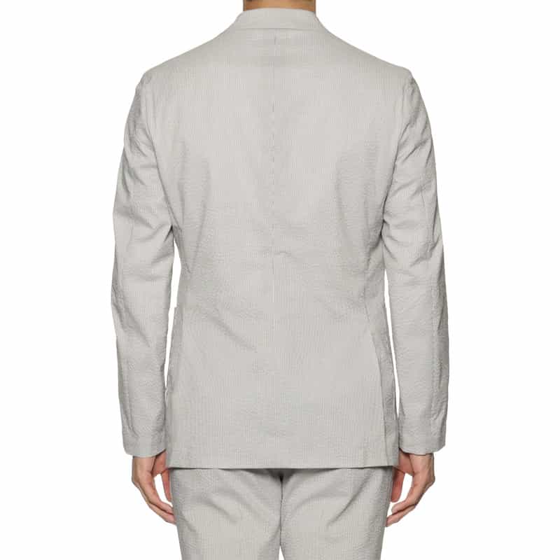 BARNEYS NEW YORK セットアップCOOLMAXサッカー素材ジャケット LT BLUE