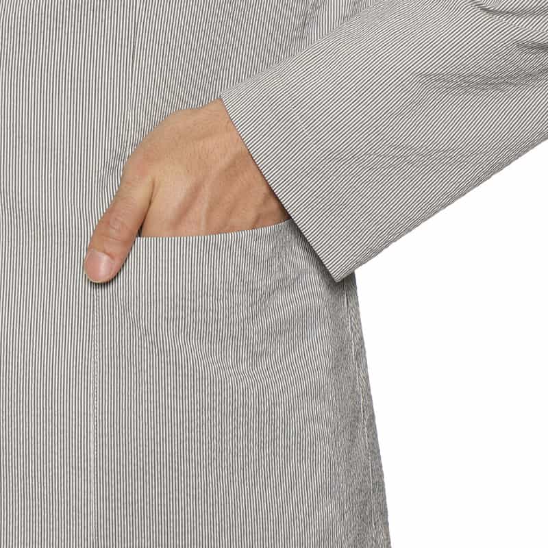 BARNEYS NEW YORK セットアップCOOLMAXサッカー素材ジャケット LT BLUE