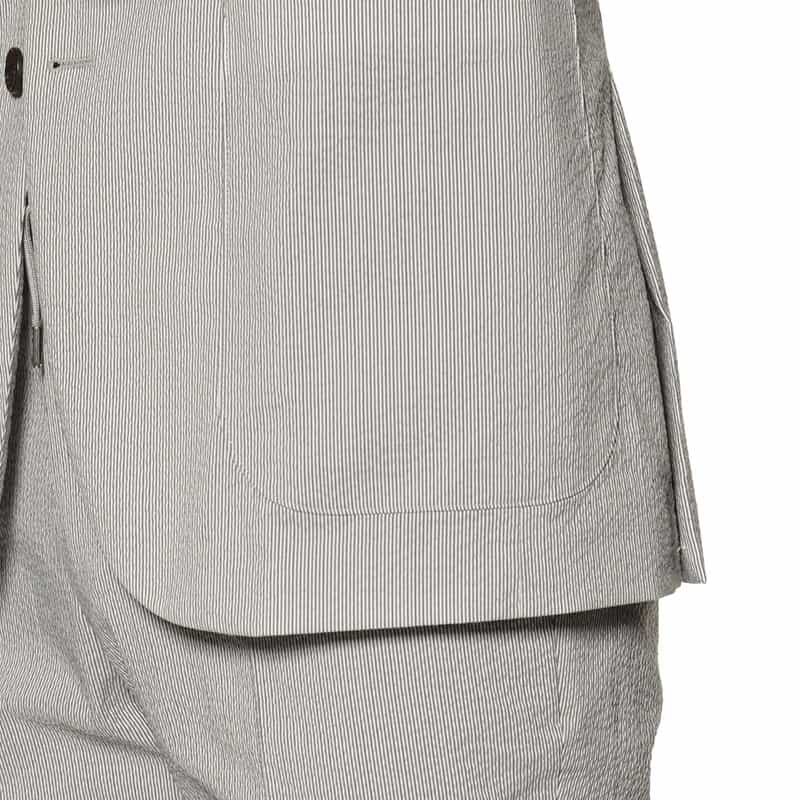 BARNEYS NEW YORK セットアップCOOLMAXサッカー素材ジャケット LT BLUE