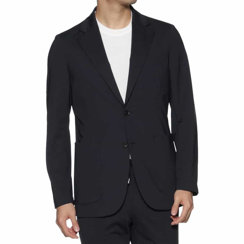 BARNEYS NEW YORK セットアップ ストレッチジャケット NAVY