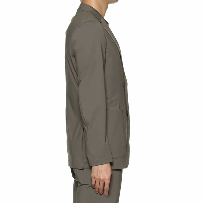 BARNEYS NEW YORK セットアップ ストレッチジャケット BROWN