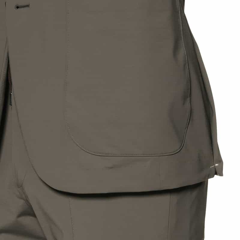 BARNEYS NEW YORK セットアップ ストレッチジャケット BROWN