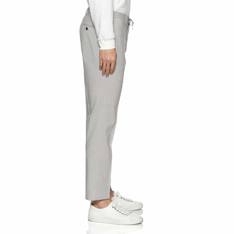 BARNEYS NEW YORK セットアップCOOLMAXサッカー素材パンツ LT BLUE