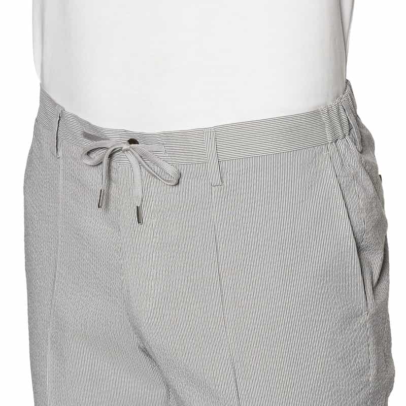 BARNEYS NEW YORK セットアップCOOLMAXサッカー素材パンツ LT BLUE