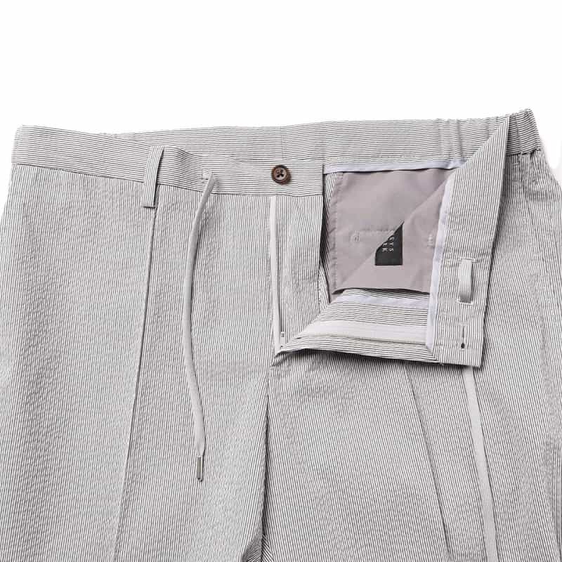 BARNEYS NEW YORK セットアップCOOLMAXサッカー素材パンツ LT BLUE