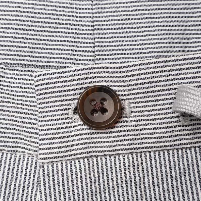 BARNEYS NEW YORK セットアップCOOLMAXサッカー素材パンツ LT BLUE