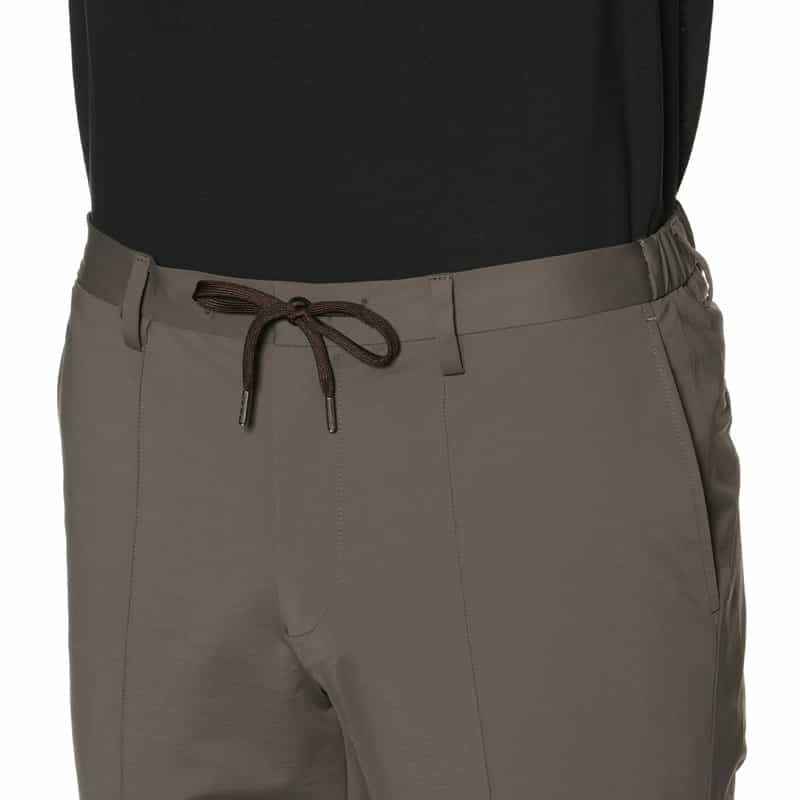 BARNEYS NEW YORK セットアップ ドローストリングイージーパンツ BROWN