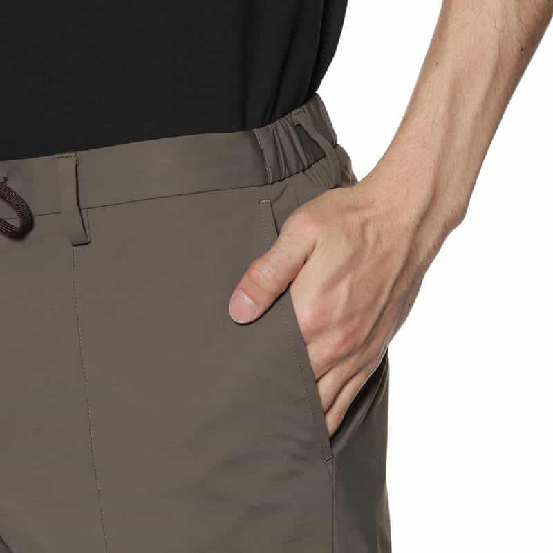 BARNEYS NEW YORK セットアップ ドローストリングイージーパンツ BROWN