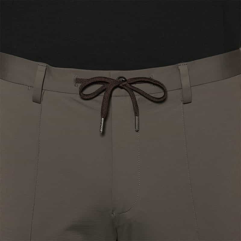 BARNEYS NEW YORK セットアップ ドローストリングイージーパンツ BROWN