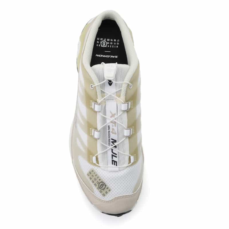MM6 MAISON MARGIELA MM6 MAISON MARGIELA＜エムエム6 メゾン マルジェラ＞×SALOMON＜サロモン＞コラボレートスニーカー "XT MULE 4" IVORY
