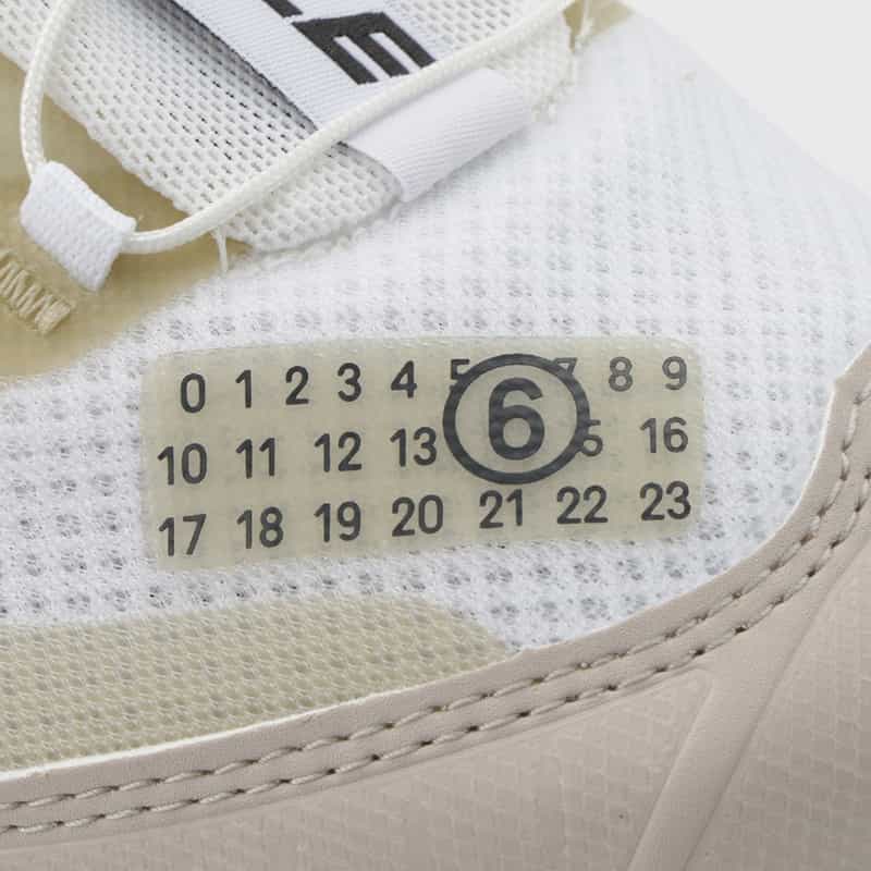 MM6 MAISON MARGIELA MM6 MAISON MARGIELA＜エムエム6 メゾン マルジェラ＞×SALOMON＜サロモン＞コラボレートスニーカー "XT MULE 4" IVORY