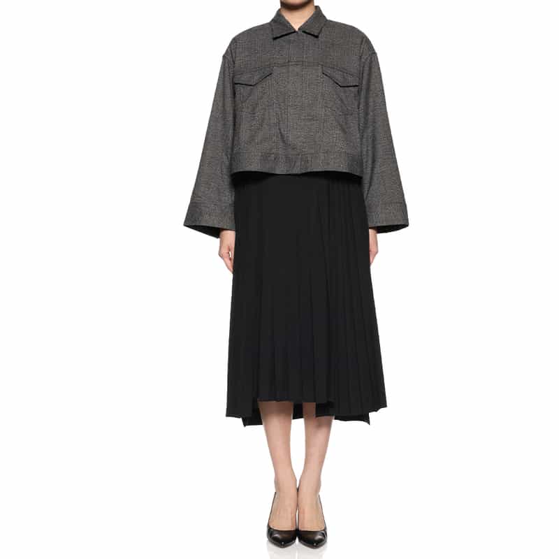 BARNEYS NEW YORK オーバーサイズ ブルゾン GRAY