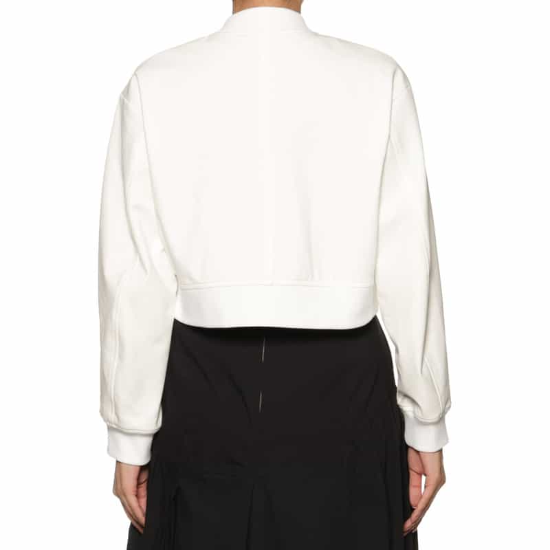 BARNEYS NEW YORK ジップアップブルゾン WHITE