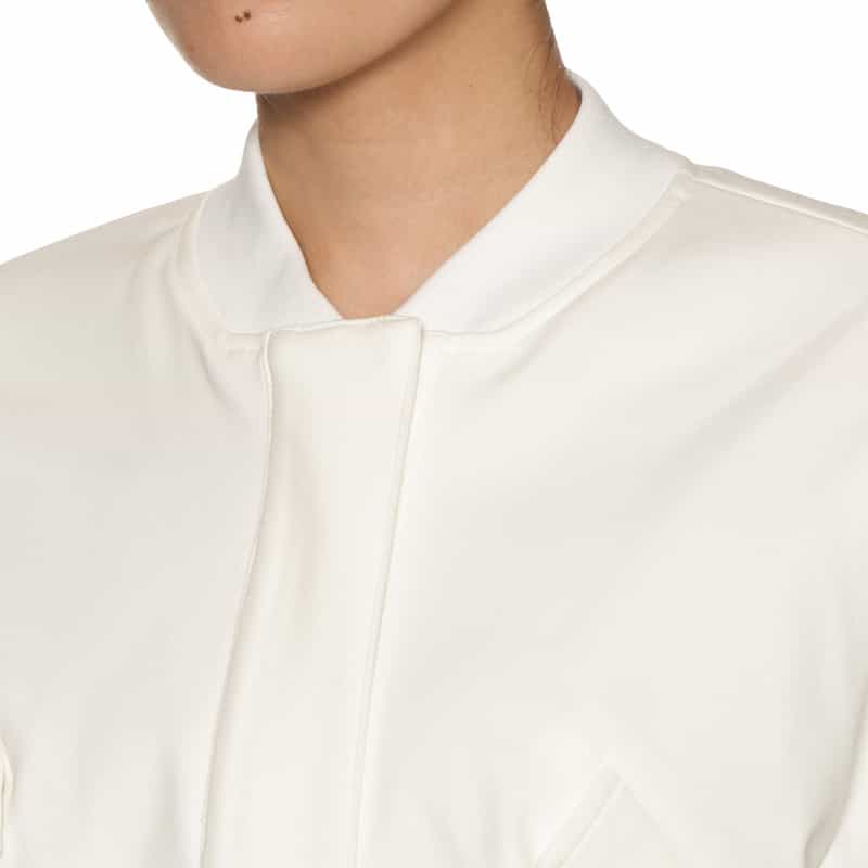 BARNEYS NEW YORK ジップアップブルゾン WHITE